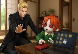 你不能这样做のイラスト
