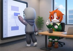 请在〜前通知我のイラスト