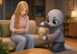 要不要先喝点〜？のイラスト