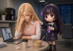 我懂你的感受のイラスト