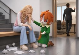 我被〜了のイラスト