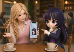 〜通常表示肯定还是否定？のイラスト