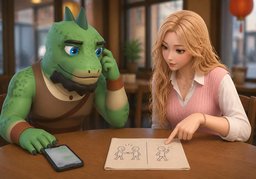 〜有多种意思吗？のイラスト