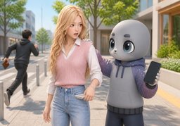 我要报警のイラスト