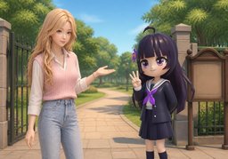 在〜见面怎么样？のイラスト