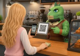 我部分用现金，部分用〜のイラスト