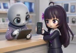 我已经试过〜了のイラスト
