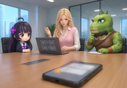 〜上班？のイラスト