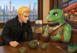请不要喂〜のイラスト