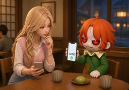 你什么时候有空？のイラスト
