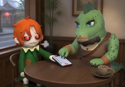 请你删除我的联系方式のイラスト