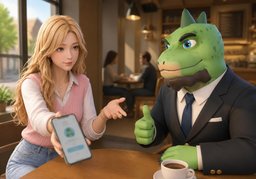 我可以把你存为〜吗？のイラスト