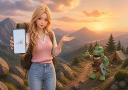 我现在没信号，晚点发给你のイラスト