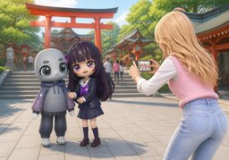 我们合个影吧のイラスト