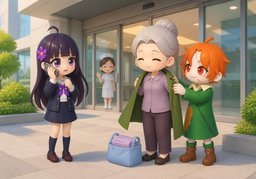 我不接受替代品のイラスト