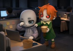别太累了のイラスト