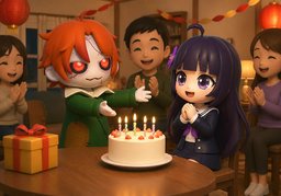 生日快乐のイラスト