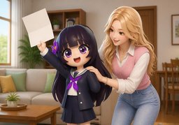 我替你高兴のイラスト