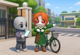 离〜近吗？のイラスト