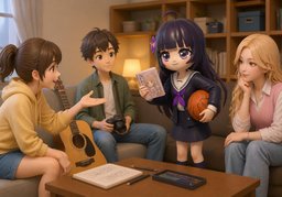 你也介绍一下吧のイラスト