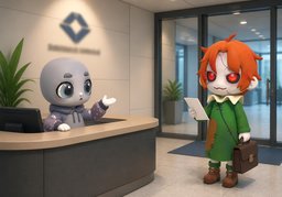 我来这里是为了〜のイラスト