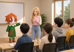 很高兴认识大家のイラスト