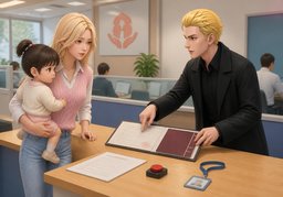 单亲家庭のイラスト