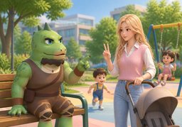 你有几个孩子？のイラスト