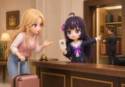 放在〜处のイラスト