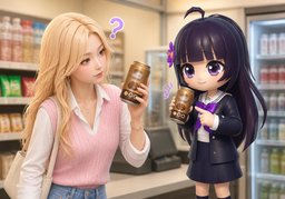 微糖のイラスト