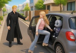 先别上〜，可以吗？のイラスト