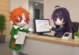 可以优先〜吗？のイラスト