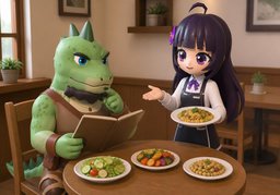有素食〜吗？のイラスト
