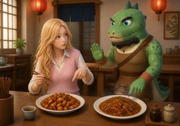 我点的是〜吗？のイラスト