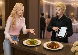 有无〜的选择吗？のイラスト