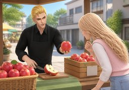 〜新鲜吗？のイラスト