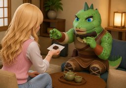 〜是什么口味？のイラスト