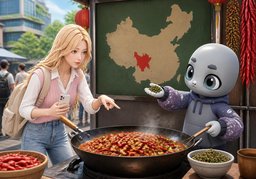 〜是哪里的菜？のイラスト
