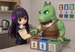 〜怎么处理？のイラスト