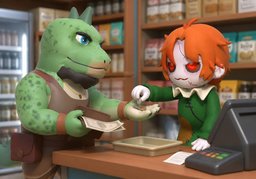 找零请给〜のイラスト