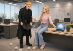 我不怪你のイラスト