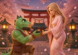 你愿意和我结婚吗？のイラスト