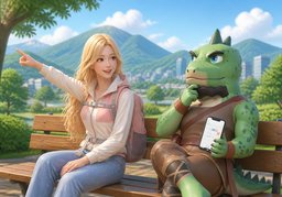 我需要考虑一下のイラスト
