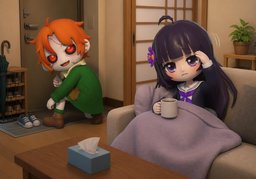 我有点〜のイラスト