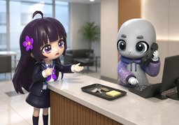 可以让〜来取吗？のイラスト