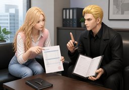 发票抬头写〜可以吗？のイラスト