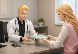 请让我查看〜のイラスト