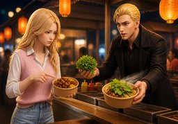 和菜单上写的不一样のイラスト