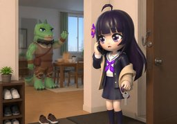 我们会晚到〜分钟のイラスト