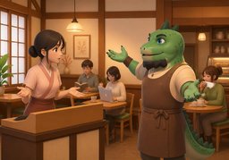 用餐时间有限制吗？のイラスト
